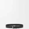 Roller Curve Belt in Supple Grained Calfskin