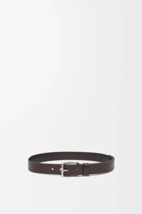 Roller Curve Belt in Vegetable-Tanned Calfskin