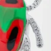 Scarabeo Brooch in Sterling Silver and Enamel Scarabeo Brooch in Sterling Silver and Enamel