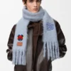 Scarf in Mohair and Wool Blend Scarf in Mohair and Wool Blend