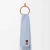 Scarf in Mohair and Wool Blend Scarf in Mohair and Wool Blend