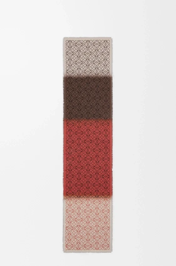 Scarf in Wool, Silk and Cashmere Blend Scarf in Wool, Silk and Cashmere Blend