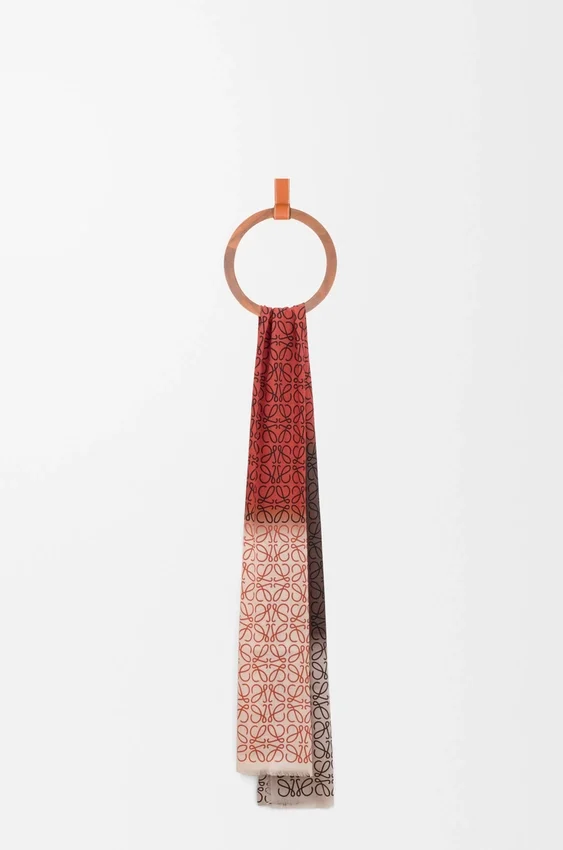 Scarf in Wool, Silk and Cashmere Blend Scarf in Wool, Silk and Cashmere Blend