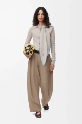 Barrel Trousers in Wool