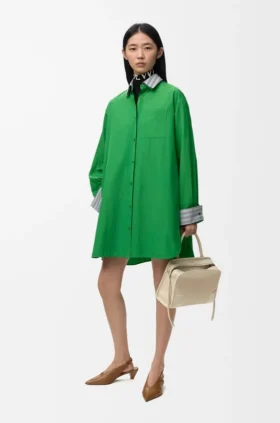 Shirt Dress in Cotton