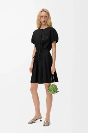 Shirt Dress in Cotton Blend