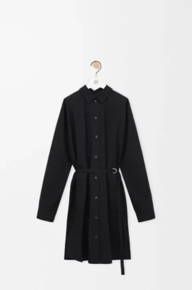 Shirt Dress in Silk and Cotton