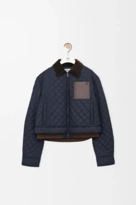Short Jacket in Technical Fabric