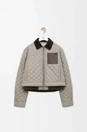 Short Jacket in Technical Fabric