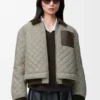 Short Jacket in Technical Fabric
