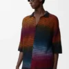 Short Sleeve Shirt in Cotton Blend