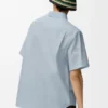 Short Sleeve Shirt in Cotton Blend