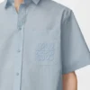 Short Sleeve Shirt in Cotton Blend