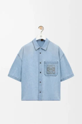 Short Sleeve Shirt in Denim