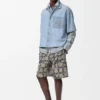 Short Sleeve Shirt in Denim