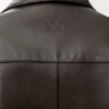Short Sleeve Shirt in Nappa Lambskin