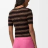 Short Sleeve Sweater in Cotton Blend Short Sleeve Sweater in Cotton Blend