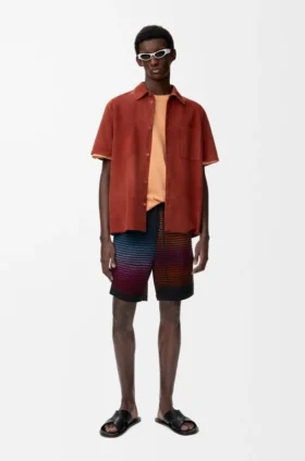 Shorts in Cotton Blend