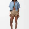 Shorts in Cotton Crochet