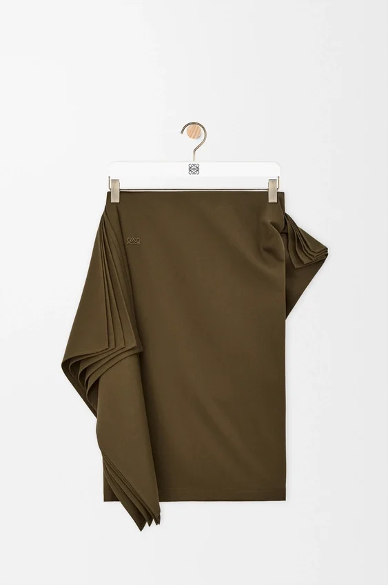 Skirt in Cotton and Silk Skirt in Cotton and Silk