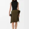 Skirt in Cotton and Silk Skirt in Cotton and Silk