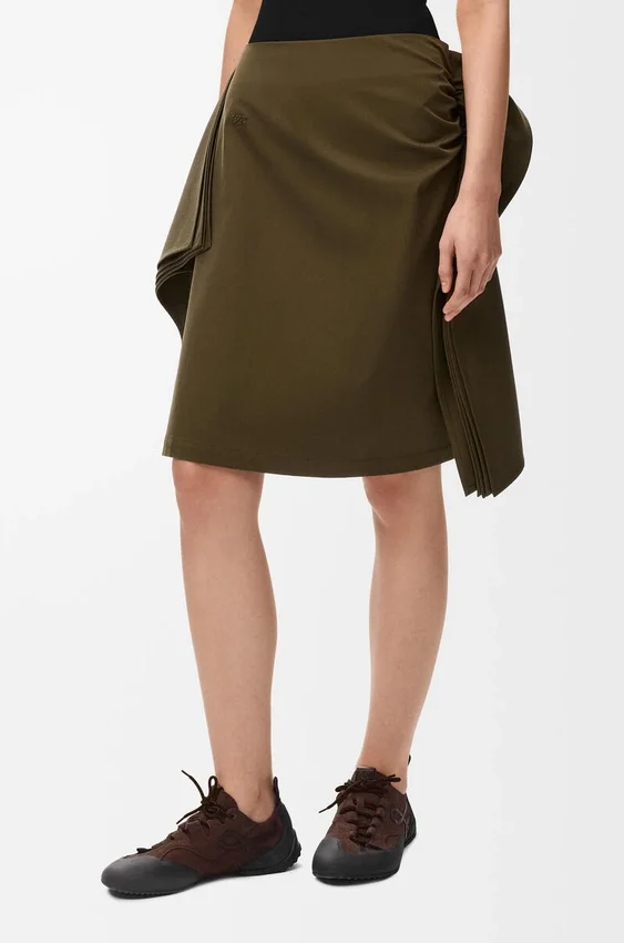 Skirt in Cotton and Silk Skirt in Cotton and Silk