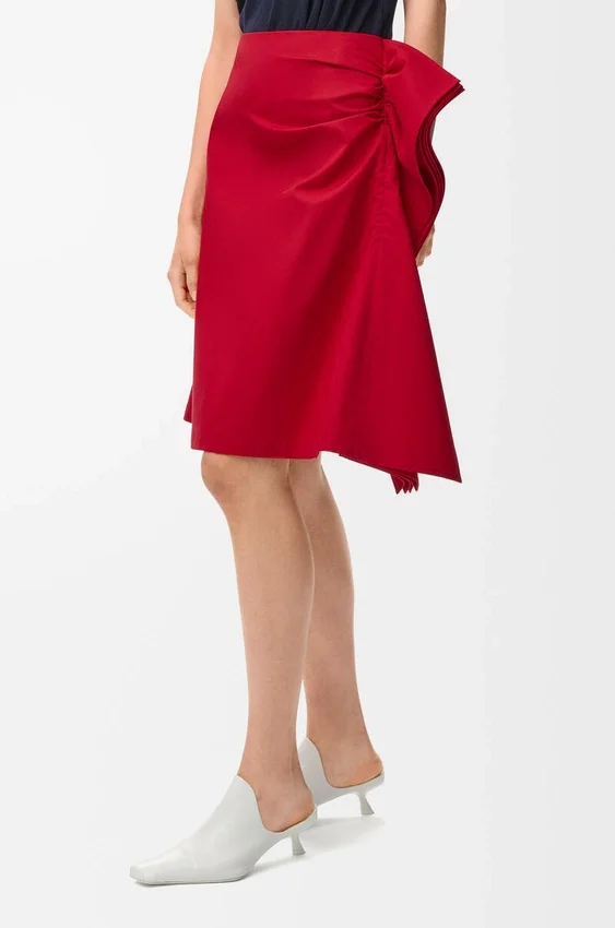 Skirt in Cotton and Silk Skirt in Cotton and Silk