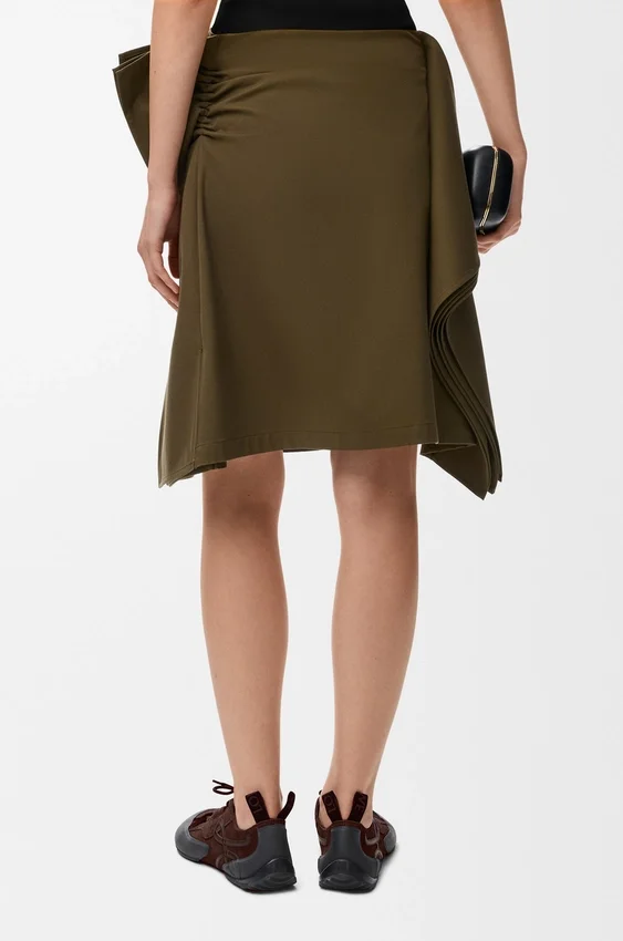 Skirt in Cotton and Silk Skirt in Cotton and Silk