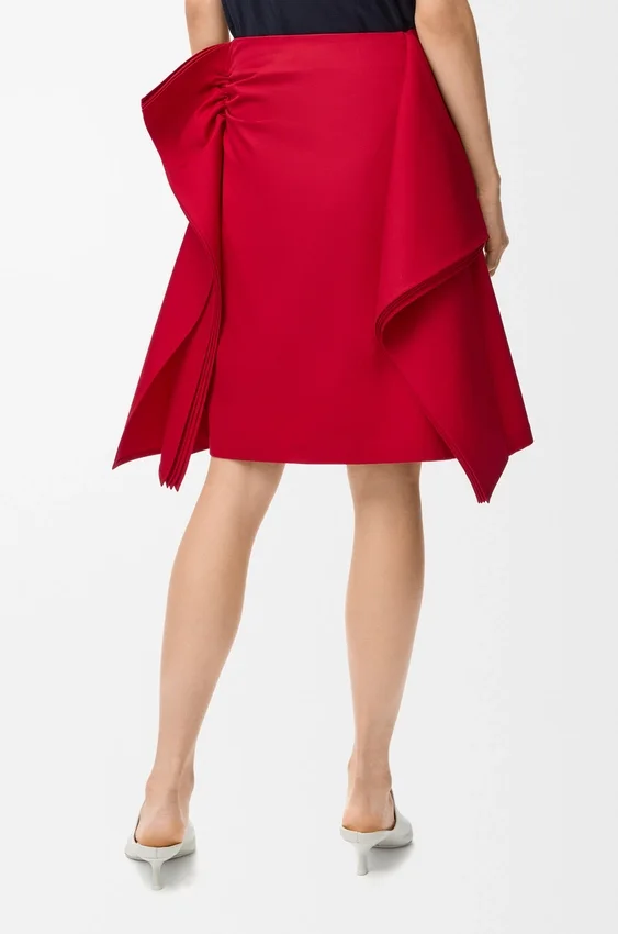 Skirt in Cotton and Silk Skirt in Cotton and Silk