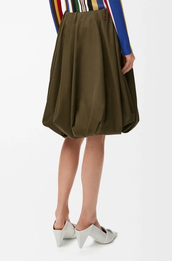 Skirt in Cotton and Silk Skirt in Cotton and Silk