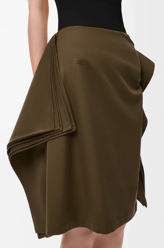 Skirt in Cotton and Silk Skirt in Cotton and Silk
