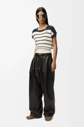 Sleeveless Sweater in Cotton and Wool