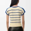 Sleeveless Sweater in Cotton and Wool