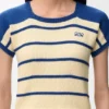 Sleeveless Sweater in Cotton and Wool
