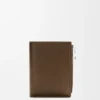 Slim Compact Wallet in Deerskin
