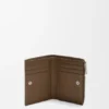 Slim Compact Wallet in Deerskin