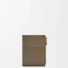 Slim Compact Wallet in Shiny Calfskin