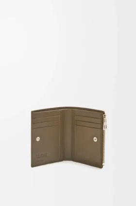 Slim Compact Wallet in Shiny Calfskin Slim Compact Wallet in Shiny Calfskin