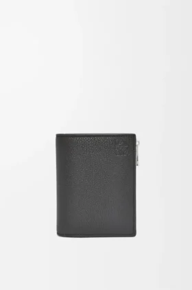 Slim Compact Wallet in Soft Grained Calfskin