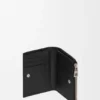 Slim Compact Wallet in Textured Classic Calfskin