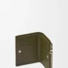 Slim Compact Wallet in Textured Classic Calfskin