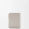 Slim Compact Wallet in Textured Classic Calfskin