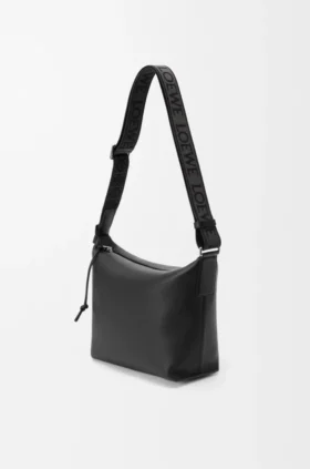Small Cubi Crossbody Bag in Supple Smooth Calfskin and Jacquard