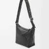 Small Cubi Crossbody Bag in Supple Smooth Calfskin and Jacquard Small Cubi Crossbody Bag in Supple Smooth Calfskin and Jacquard