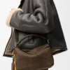 Small Featherlight Puzzle Bag in Grained Nubuck Small Featherlight Puzzle Bag in Grained Nubuck