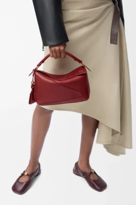 Small Featherlight Puzzle Bag in Nappa Lambskin