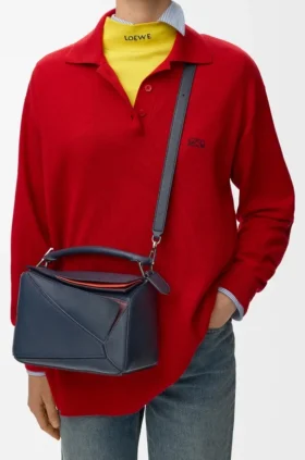 Small Layered Puzzle Bag in Classic Calfskin