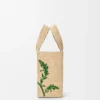 Small Loewe Font Tote in Raffia Small Loewe Font Tote in Raffia