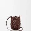 Small Nest Basket Bag in Calfskin