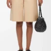 Small Nest Basket Bag in Calfskin